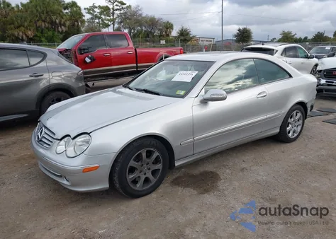 2004 Mercedes-Benz Clk 320 из США, поврежденный, VIN WDBTJ65J04F098737